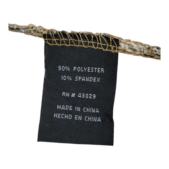 Rouge Mesh Floral Bell Bottom Pants Set Tie Front Crop Top Boho‎ Women's Size 1X - Picture 10 of 13